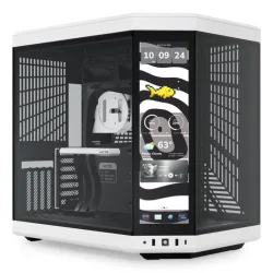 Hyte y70 touch infinite panda case midi tower display ips touch 2.5k vetro temperato no-power e-atx/atx/matx/mini-itx