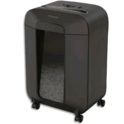 Fellowes lx85 distruggidocumenti a frammento cestino 19lt capacita` 12 fogli nero