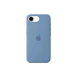 Apple iphone 16e silicon case cover in silicone winter blu