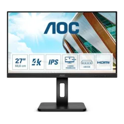 Aoc u27p2 27 led ips uhd 4k formato 16:9 contrasto 1.000:1 1xhdmi 1xdisplay port 4xusb colore nero garanzia italia