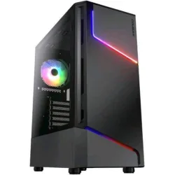 Cougar cabinet atx midi tower cougar mx360 rgb gaming nero 210x460x378mm 7slot 2x3,5` 2x2,5` vetro 1xfanrgb