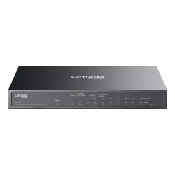 Tp-link omada es210gp switch di rete gestito l2 gigabit ethernet (10/100/1000) supporto power over ethernet (poe) din rail nero