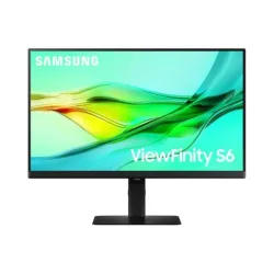 Samsung monitor pc viewfinity s60ud da 24`` 100hz pannello ips qhd (2560 x 1440) 5ms 3000:1 auto source switch kvm switch daisy chain usb-c (90w) hdmi (2.0) display port (1.4) usb (3.0