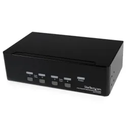 Startech.com switch kvm dual dvi usb 4 porte con audio e hub usb 2.0