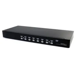 Startech.com switch kvm vga usb a 8 porte montabile su rack con audio (cavi audio inclusi)