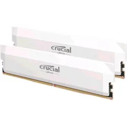 Crucial pro overclocking edition 32gb kit 2 x 16 gb ddr5 6.000mhz xmp 3.0 / expo cl36 ram bianco