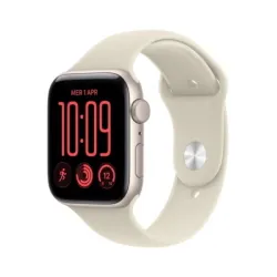 Apple watch se 3 2026 gps cassa 44mm in alluminio galassia con cinturino sport sabbia m/l