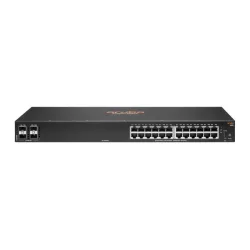 Hpe aruba 6100 24g 4sfp+ switch gestito l3 24 x 10/100/1000 + 4 x 1 gigabit / 10 gigabit sfp+ montabile su rack
