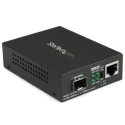 Startech.com convertitore multimediale gigabit ethernet a fibra con slot sfp aperto 10/100/1000