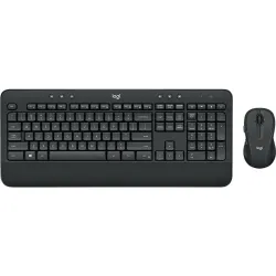 Logitech advanced mk545 tastiera mouse incluso rf wireless qwerty us international nero