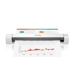 Brother ds640 scanner portatile a4, risoluzione 600x600dpi 15 ppm b-n e colore autoalimentato tramite usb