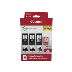 Canon 3712c012 cartuccia d\`inchiostro 3 pz originale resa elevata (xl) nero, ciano, magenta, giallo