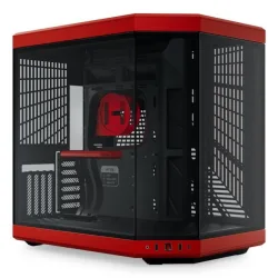 Hyte y70 black cherry case midi tower vetro temperato no-power e-atx/atx/matx/mini-itx