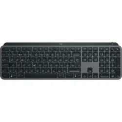 Logitech mx keys s tastiera universale rf senza fili + bluetooth qwertz svizzere grafite