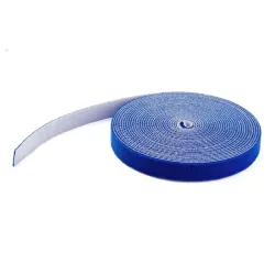 StarTech Fascette per cavi a rullo con gancio e passante 100 piedi blu HKLP100BL