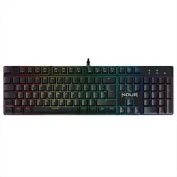 Tastiera gaming meccanica noua raid rgb 105 tasti 12mult. soft layout