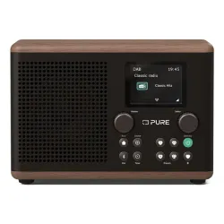 Pure classic h4 digitalradio kaffee schwarz/walnuss eu/uk