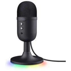 Trust gxt234 yunix microfono gaming usb rgb multipiattaforma nero