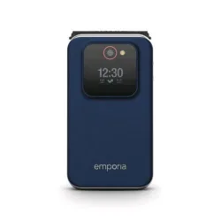 Emporia joy v228 v3 senior phone 2.8 clamshell 2g fotocamera bluetooth radio fm italia blueberry