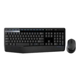 Logitech wireless combo mk345 tastiera mouse incluso usb qwerty us international nero