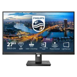 Philips 276b1/00 b-line 27 led ips qhd 75 hz 4ms contrasto 1000:1 hub usb 2xhdmi displayport usb-c 90w altoparlanti incorporati nero
