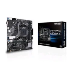 Asus prime a520m-k, scheda madre amd a520 (ryzen am4) micro atx con slot m.2, 1 gb ethernet, hdmi-d-sub, sata 6 gbps, usb 3.2 gen 1 type-a