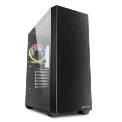 Sharkoon vs9 rgb midi atx pc case nero