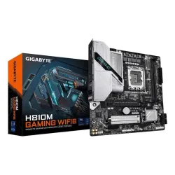 Gigabyte h810m gaming wifi6 scheda madre - cpu intel core ultra (serie 2), vrm a 4+1+2 fasi, fino a 6400 mhz ddr5, 1xpcie 4.0