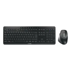 Cherry stream desktop ultimate tastiera mouse incluso casa/ufficio usb + rf wireless + bluetooth qwertz tedesco nero