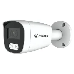 Atlantis land videocamera ip atlantis a11-u827s-bp ultraplex poe bullet bianca-8mp-supp.poe a/b sens.ott.1/2.8cmos-ottica fiss 2.8mm ip67