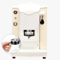 Faber slot plast lite2.1 sabbia bianco (spsabblt2.1) - macchina caffe a cialde - 95 gradi - portacialde estraibile