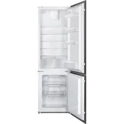 Smeg Frigo Incasso Combinato Ventilato No Frost 269lt E Bianco C41721e 8017709323967