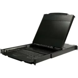 Startech.com console kvm per armadio rack - monitor lcd 17\ 1080p - kvm switch dvi/vga - montabile a rack su doppia guida
