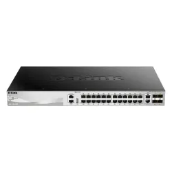 D-link dgs-3130-30ts/e switch di rete gestito l3 gigabit ethernet (10/100/1000) grigio