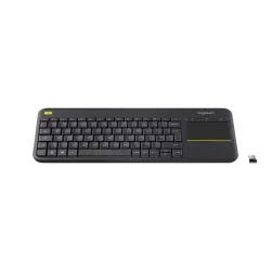 Logitech k400 plus tv tastiera universale rf wireless slovacco nero