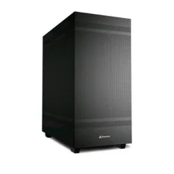 Sharkoon rebel c50 case full tower atx mini-itx micro-atx con pannelli con rete di aerazione e superfici interne forate 2xventole pwm da 120mm 1xusb-c 2xusb-a 3.0 black