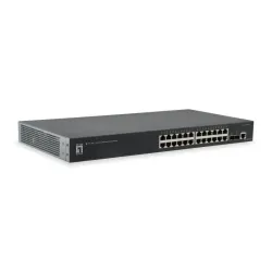 Levelone gtl-2661 switch di rete gestito l2 gigabit ethernet (10/100/1000) nero