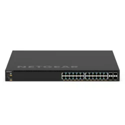 Netgear gsm4328-100ajs gestito l3 gigabit ethernet (10/100/1000) supporto power over ethernet (poe) 1u nero