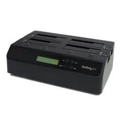 Startech.com docking station per hard disk a 4 slot - duplicatore ed eraser usb 3.0/esata per ssd/hdd sata - dock standalone