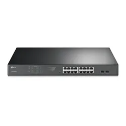 Tp-link tl-sg1218mpe switch di rete gestito gigabit ethernet 10-100-1000 nero supporto power over ethernet