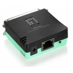 LevelOne FPS-1031 server di stampa LAN Ethernet Nero, Verde