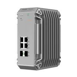 Reyee cloud industrial switch l2 full managed ip40. 8x1ge poe+ power budget 240w 4xsfp