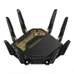 Asus rog rapture gt-be98 router wireless 10 gigabit ethernet quad-band (2.4 ghz / 5 ghz-1 / 5 ghz-2 / 6 ghz) nero