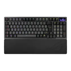 Asus rog azoth 96 he tastiera gaming usb + rf wireless + bluetooth qwertz nero