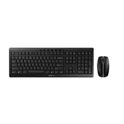 Cherry stream desktop tastiera mouse incluso rf wireless qwerty inglese us nero