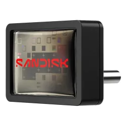 Sandisk extreme fit, 128 gb, usb typ-c, 3.2 gen 1 (3.1 gen 1), 400 mb/s, ohne deckel, schwarz