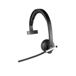 Logitech h820e auricolare wireless a padiglione ufficio base di ricarica nero