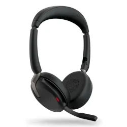 Jabra evolve2 65 flex auricolare con cavo e senza cavo a padiglione ufficio bluetooth nero