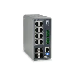 Levelone igp-1271 switch di rete gestito l3 gigabit ethernet (10/100/1000) supporto power over ethernet (poe) grigio