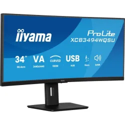 Iiyama prolite xcb3494wqsu-b1 monitor pc 86,4 cm (34\) 3440 x 1440 pixel ultrawide quad hd led nero